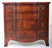 Shaped Walnut Queen Anne Style