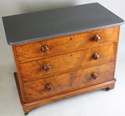 Small victorian burr walnut sl