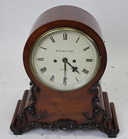 Victorian mahogany bracket clo