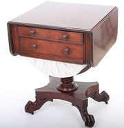 William IV mahogany drop flap