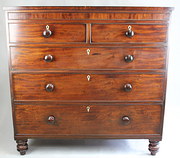 William IV mahogany large ches