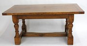 solid oak refectory table