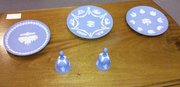 5 pieces of Blue and white Wed