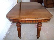 8 seater mahogany extending ta