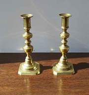 Brass candlesticks