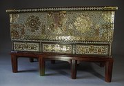 18thc Sinhalese padouk studded