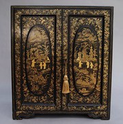 19thc Chinese lacquered table