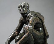 19thc Serpentine Figure of Arr