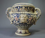 19thc pottery jardiniere