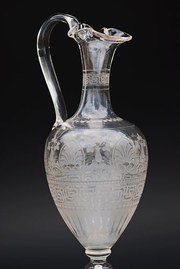 Amphora acidetched claret deca