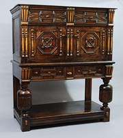 Late 17thc joined standing oak