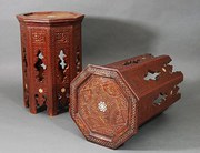 Pair of Islamic octagonal low