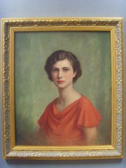 OIL PORTRAIT PAINTING OF AVERI