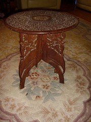 antique furniture rosewood carved indian lamp ta ROSEWOOD CARVED INDIAN LAMP TA