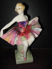 A Royal Doulton Columbine figu