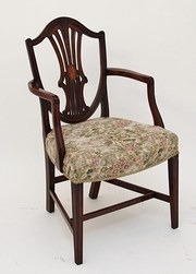 Mahogany armchair