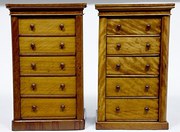 Satin birch chests
