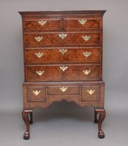 Walnut chest on stand
