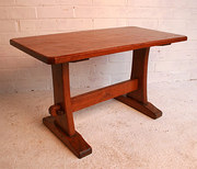 A Kingpostman Oak Coffee Table