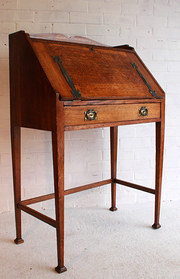 An Arts  Crafts Oak Bureau