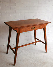 An Arts  Crafts Oak Side Table