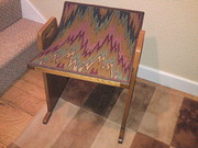 antique furniture art deco oak dressing stool ART DECO OAK DRESSING STOOL