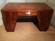 antique furniture art deco pedestal desk ART DECO PEDESTAL DESK