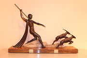 ART DECO SPELTER MODEL