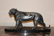 ART DECO SPELTER PANTHER