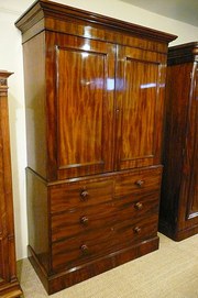 LINEN PRESS VICTORIAN C 1860