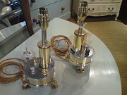 PAIR OF SCIENTIFIC DESK LAMPS