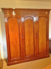 mahogany wardrobe
