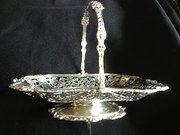 solid silver fruit basket