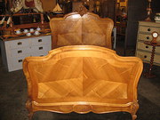 antique furniture edwardian french walnut double Edwardian French Walnut Double