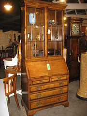 Georgian Style Bureau Bookcase