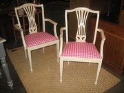 Pair Of Painted Arm Chairs