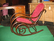 antique furniture regency bentwood rocking chair Regency Bentwood Rocking Chair