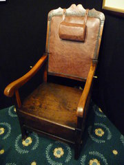 antique furniture 18thc fruitwood readingreclin 18THC fruitwood readingreclin