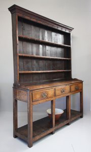 antique furniture 18th century oak pot b 18th Century Antique Oak Pot B