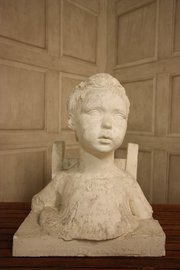 1960s Plaster Bust by Nathanie