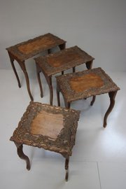 antique furniture 19th century nest of b 19th Century Antique Nest of B