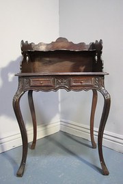 French Antique Oak Bedside Tab