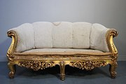antique furniture italian gilt sofasette Italian Antique Gilt SofaSette