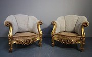 Pair of Italian Antique Gilt A