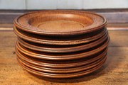 Set of Seven Antique Oak Colle
