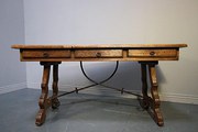 Spanish Antique Oak  Iron Cons