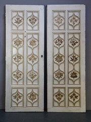 architectural antiques superb pair of oak doo Superb Pair of Antique Oak Doo