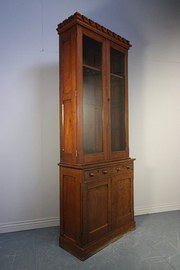 Tall Castellated Antique Oak B
