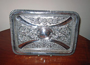 Beauiful Solid Silver Tray  19