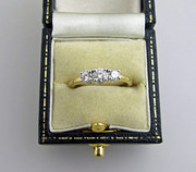 Beautful  Three Stone Diamond